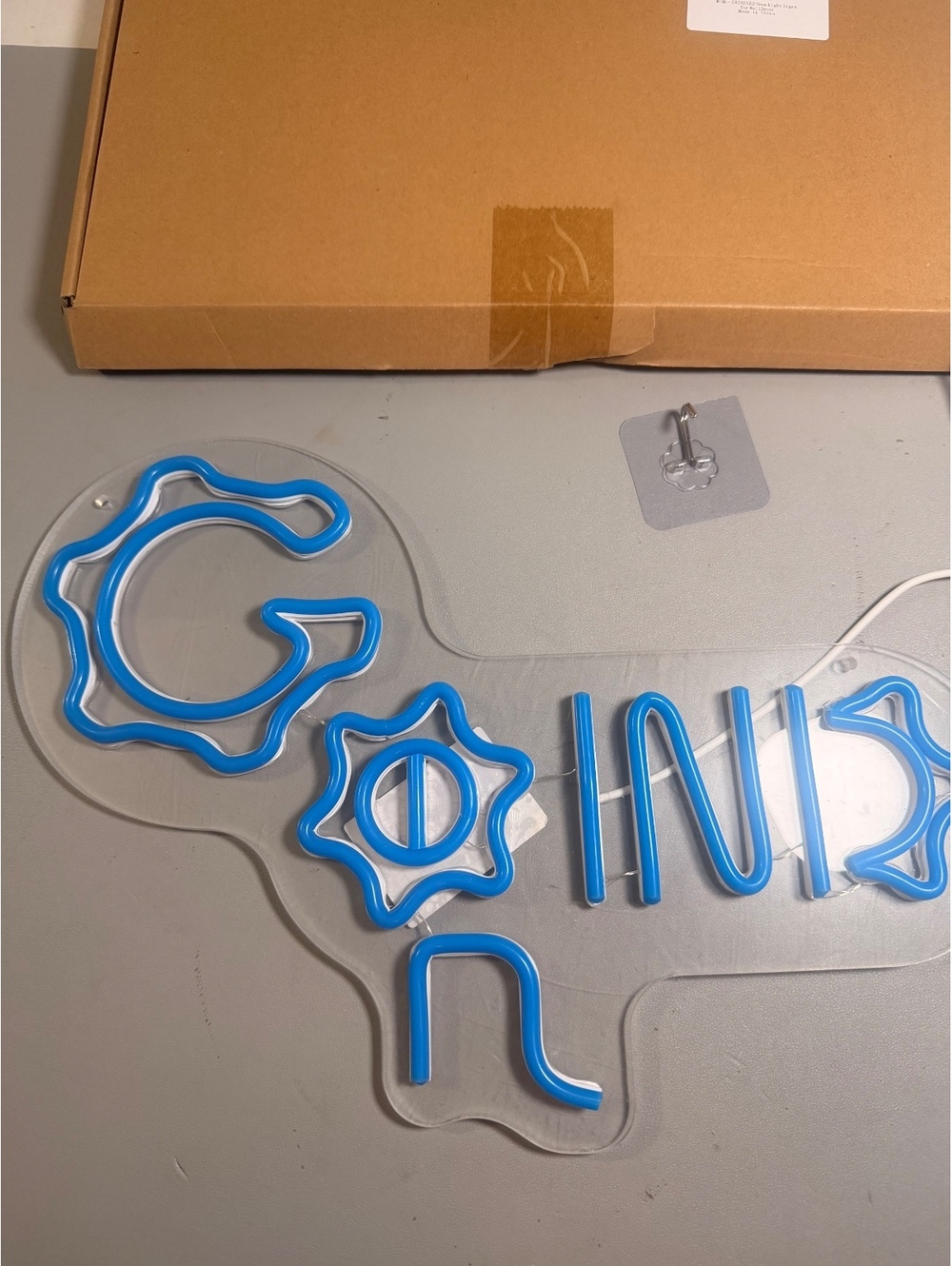 Grind Gear Mechanic Neon Sign For wall decor